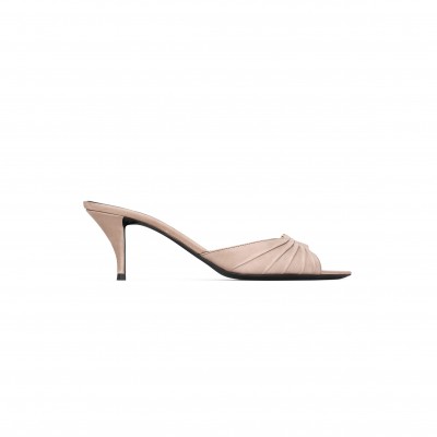 YSL BABYLONE MULES IN SMOOTH LEATHER 86112125V009943